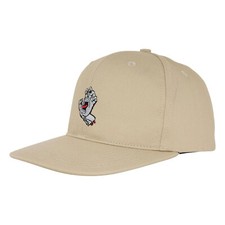 Santa Cruz Skateboard Hat Screaming Hand Snapback Khaki