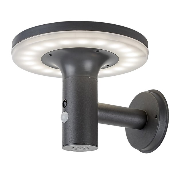 Solar-Wandleuchte Bewegungssensor AußEnlampe LED/IP44/10W/250 Lm/Rabalux-image