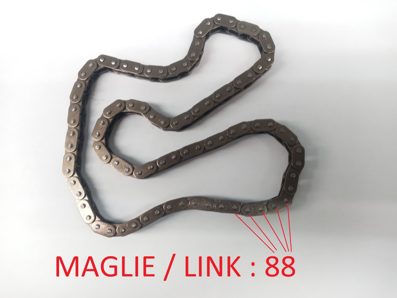 Chaîne distribution Husqvarna 250 310 cam chain moto enduro TC TE SMR 88 maillons