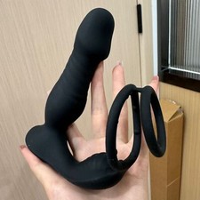 Male Prostate Massager Thrusting Butt Plug Anal Vibrator Dildo Sex Toys for Men