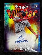2023 Topps FOIL REFRACTOR Baby Boomers ROOKIE AUTO Oscar Gonzalez item 2