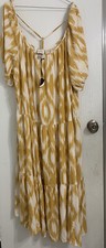 Knox Rose Yellow Dress Size 2x Plus Size