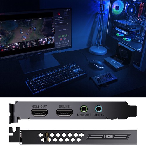 Ezcap Live Streaming Video Capture Card Ultra 4K 60fps PCI-E Game Recorder Box - Picture 6 of 12
