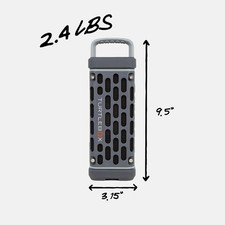 Turtlebox Ranger Speaker Gray, Rugged Waterproof Brand New Factory Sealed