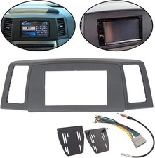 Double Din Navigation Radio Bezel Dash Install Kit for 2005-2007 Jeep Grand Cher