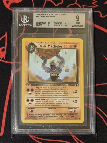 Dark Machoke (1st Edition) graded BGS 9 for sale on eBay