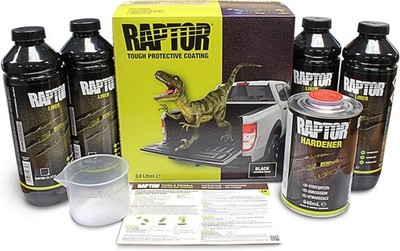 U-POL Raptor Black Spray-On Truck Bed Liner Kit w/ Gun, 4L | eBay