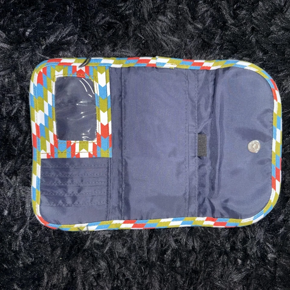 KAVU Wallet Womens Multicolor Big Spender Snap Closure Geometric Chevron Pattern - Image 3 of 4