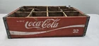 Coca-Cola Vintage Red Wooden 12 - Soda Bottle Carrier Crate Box