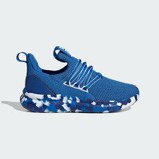 adidas Lite Racer Adapt 7.0 Slip On Kids Shoes Blue White Youth Size 7 JP5202
