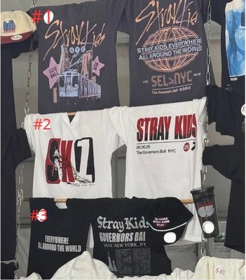 Brand New Stray Kids Governors Ball reprint T-Shirt 2026 , FAST FREE SHIP