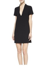 Alice + Olivia Women's Little Black Dress Size Small Short Sleeve