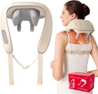 Electric Shiatsu Neck & Shoulder Massager w/ Heat – Cordless 6D Acupressure