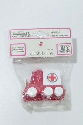 DDR MSW Filius Krankenwagen SONNI Plastfahrzeuge Krankenwagen + OVP