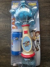 Disney Pixar Toy Story Lights  Sounds Bubble Wand Woody Buzz NEW...