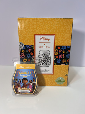 New Scentsy Disney Coco Warmer and Familia Comes First Scentsy Bar
