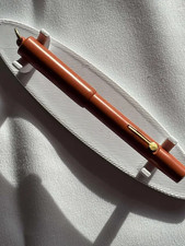 Vintage Conway Stewart Dinkie No. 540 Fountain Pen 14CT Gold Nib Orange – As Is