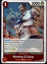 Monkey.D.Garp OP13-016 Rare Carrying On His Will One Piece Foil Near Mint