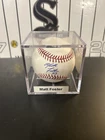 Matt Foster Signed Autograph Official ROMLB Baseball with Display Case-BECKETT