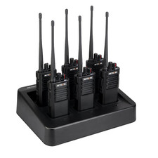 Retevis High Power Walkie Talkies Long Range Two Way Radios 6X Six Way Charger