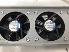 Ebm-Papst 612 F Axial Compact 3-Fan Rack Mount Cooling Unit Metal Housing