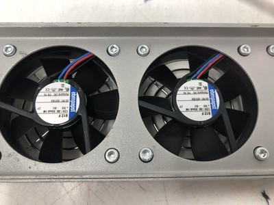 Ebm-Papst 612 F Axial Compact 3-Fan Rack Mount Cooling Unit Metal Housing