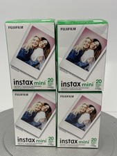 Lot 4 Fujifilm Instax Mini Color Instant Film...