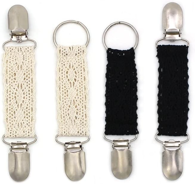 Vintage Shirt Dress Cardigan Sweater Collar Clip, Waist Cinch Clip for... 