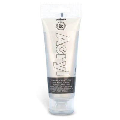 [420TA75910] Primo Tube Soft Plastique 75ml Peinture Acrylique Fine Argent 910 - Photo 1/2