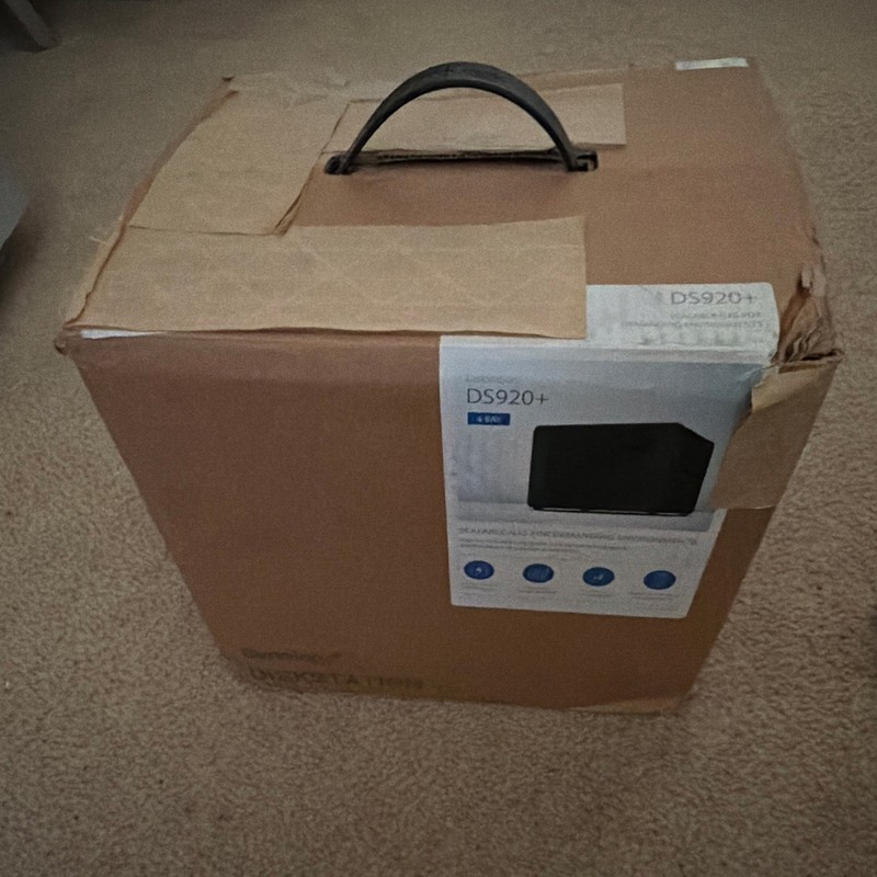 Synology DiskStation DS920+ 4-Bay Diskless NAS Black USB 3.0 Ethernet