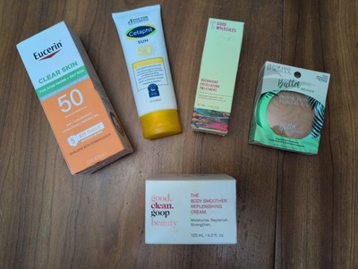 Sunscreen Makeup Lot Eucerin Cetaphil Goop Good Molecules Physicians Formula 