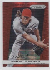 2013 Panini Prizm Target Red Pulsar Prizm Jered Weaver #110 0a7