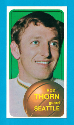 1970 Topps #167 Rod Thorn NM NM+ Rookie RC Seattle Super Sonics