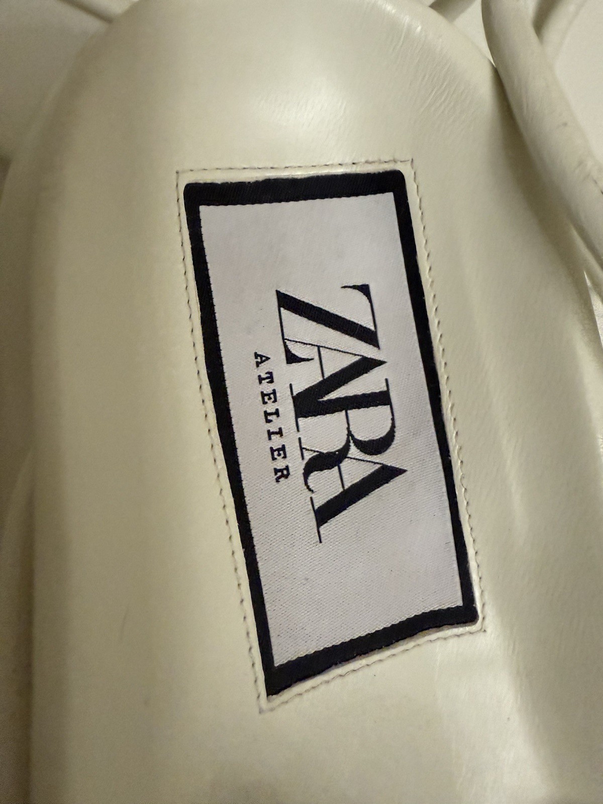 ZARA Atelier 39/9 $259 Chunky Leather Platform Ankle Tie Strappy Sandals image 9