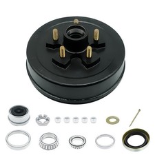 RV MURTS Trailer Brake Hub Drum Kit 5 Bolt on 4.5 for 3500 lb Cargo Boat Trai...
