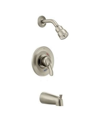 MOEN 40311CBN CORNERSTONE BRUSHED NICKEL TUB AND SHOWER BRAND NEW