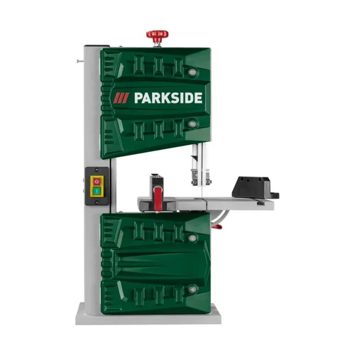 Sierra de cinta Parkside 350W corte dura suave madera laminada cinta de tablero de fibra sierra de mesa - Imagen 2 de 8