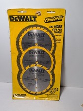 Vintage Dewalt DW9059 Saw Blade Combo Pack Of 3