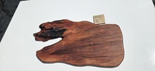 Old Growth Redwood root live edge slab, burned edges. charcuterie board, art
