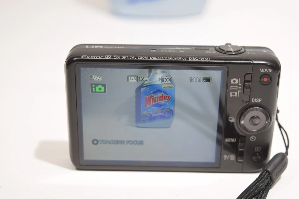 Sony Cyber-Shot DSC-WX9 16.2MP Digital Camera Carl Zeiss - Image 3 of 4