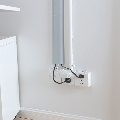 Cover Cable Duct Wire Storage Box Cable Cover Cable Organizer Wall Cord Duct - Afbeelding 9 van 12