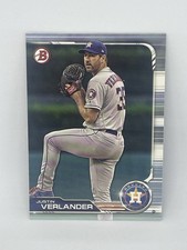 2019 Bowman Paper Base Justin Verlander #64 Houston Astros
