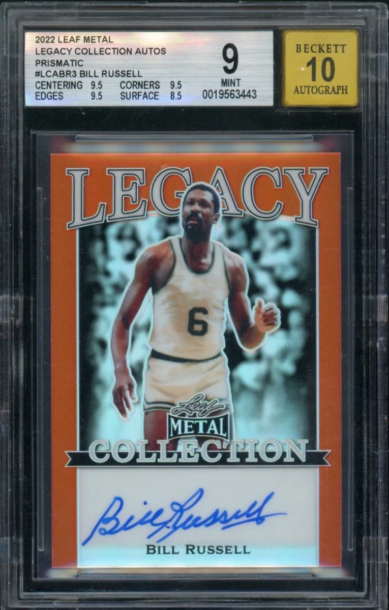 Bill Russell Autographed Basketball Trading Cards for sale | eBay