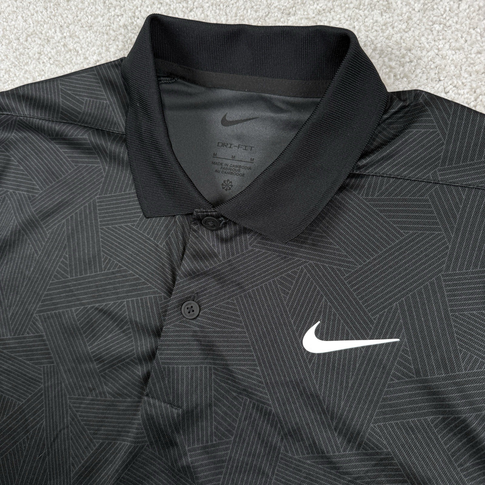 Dri-fit Victory Polo Mens Size Medium Black Fd5831-010