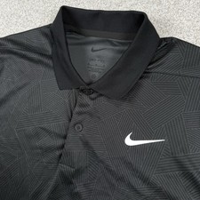 Nike Golf Dri-FIT Victory Polo Mens Size Medium Black FD5831-010