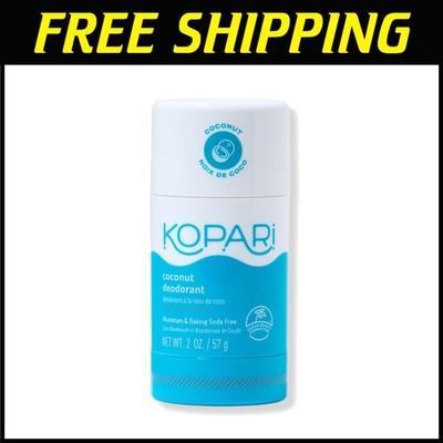Clean Plant-Based Coconut Deodorant, Long Lasting 2 oz