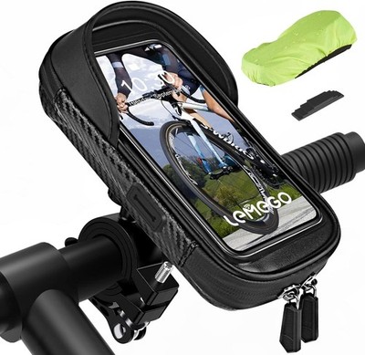 Mobile Phone Holder Bicycle Waterproof Mobile Phone Holder Motorcycle 360° Ro...