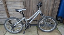 Harmony Ridgeback bike 20 inch wheels front suspension, silver, good condition 