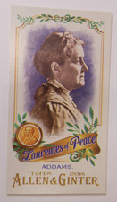 2016 Topps Allen & Ginter Jane Addams LP-8 Laureates of Peace Nobel Peace Prize