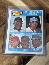 1965 Topps - League Leaders Willie Mays, Orlando Cepeda, Billy Williams #4